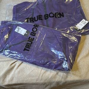 Men’s True Born Purple Performance Hoodie Jacket & Sweatpants